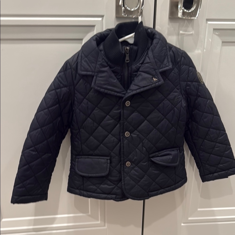 Giorgio Armani Navy quilted Jacket